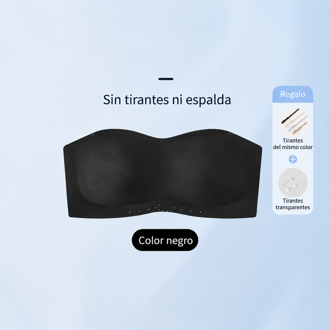 STELLARSEEK Strapless Invisible Bra | Anti-Slip Backless Support