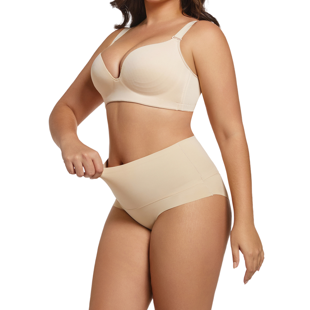 STELLASREEK Women's High Waist Seamless Panties, Full Coverage