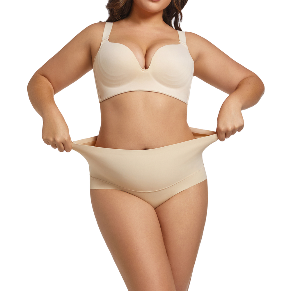 STELLASREEK Women's High Waist Seamless Panties, Full Coverage