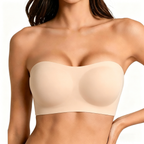 STELLA SEEK Strapless Bra, Non-Slip Bra with Non-Slip Silicone Bands