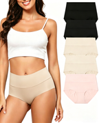 STELLASREEK Women's High Waist Seamless Panties, Full Coverage