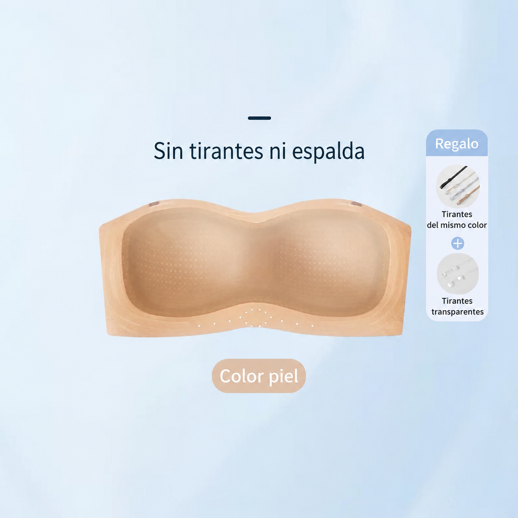 STELLARSEEK Strapless Invisible Bra | Anti-Slip Backless Support