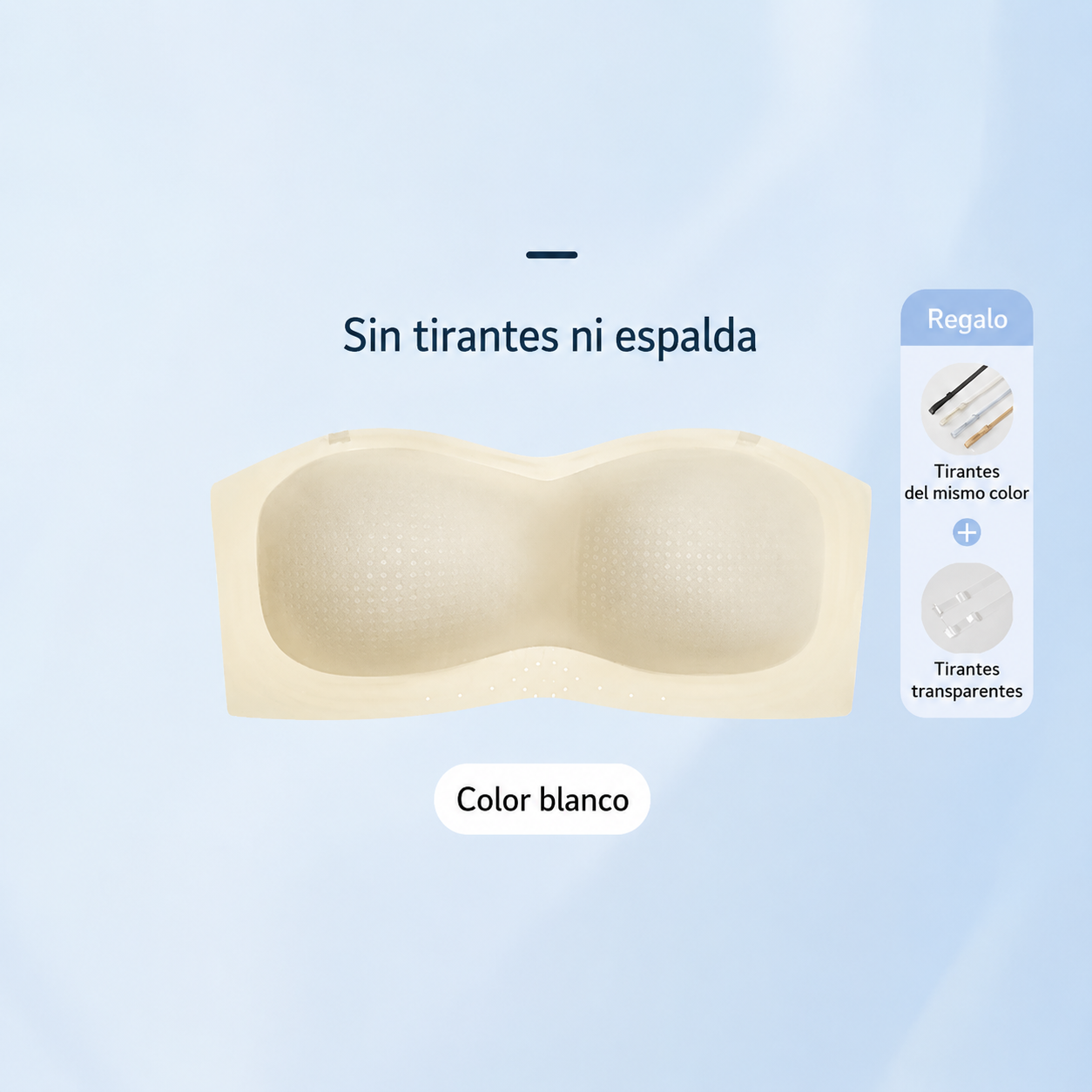 STELLARSEEK Strapless Invisible Bra | Anti-Slip Backless Support