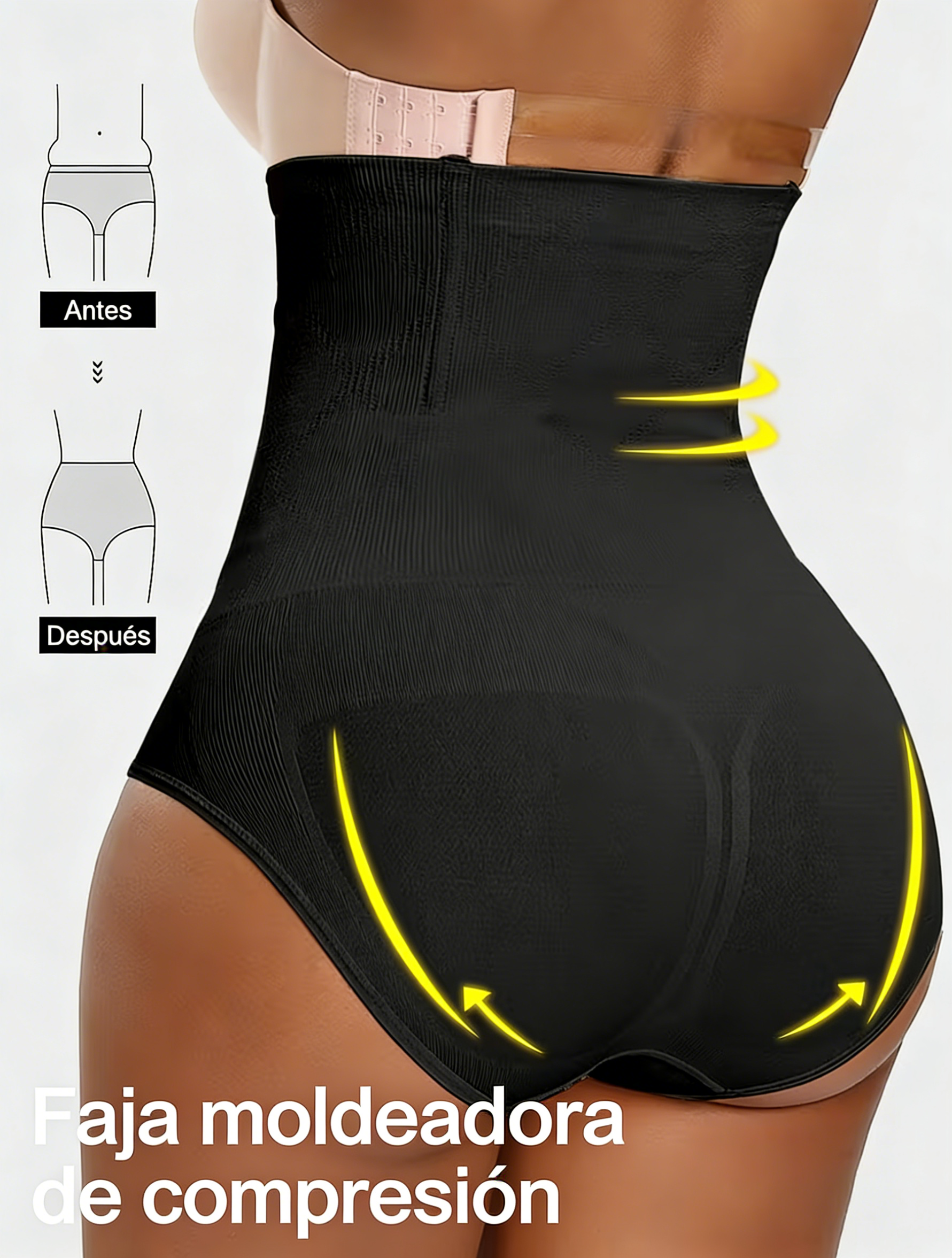 STELLARSEEK High Waist Shaping Panties, Women's Shapewear with Tummy Control