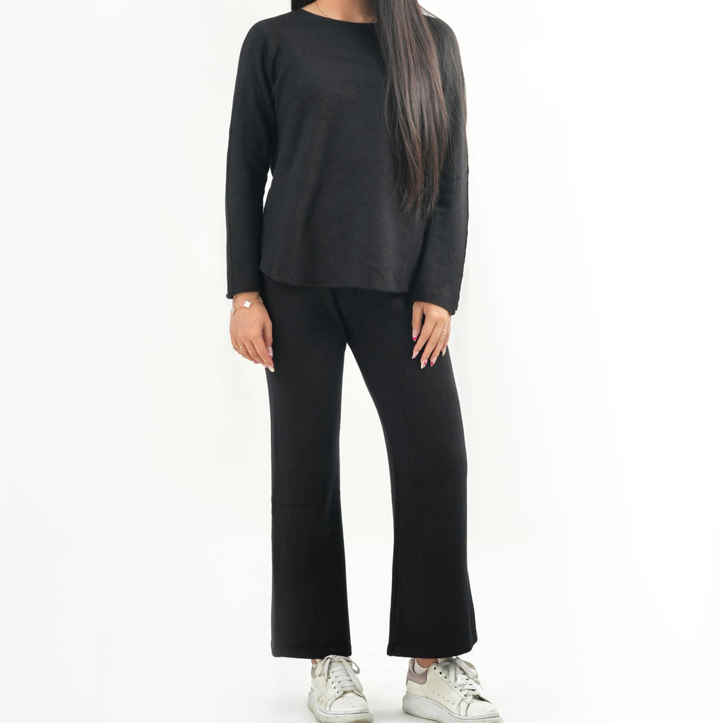 STELLARSEEK Sofia Set - Underwear Set with Long Sleeve T-Shirt and Straight Leg Trousers