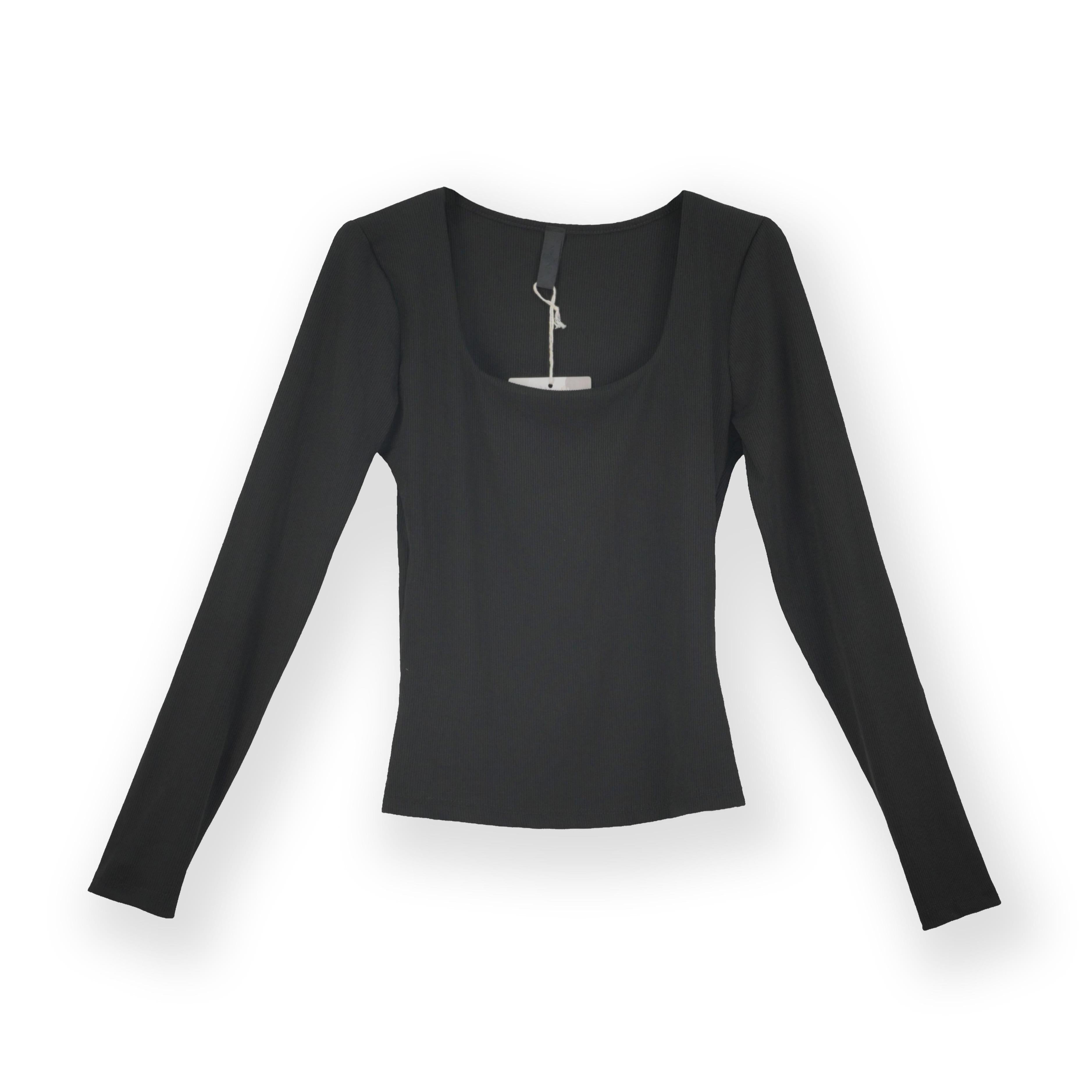 STELLARSEEK Long-sleeved T-shirt with U-neck