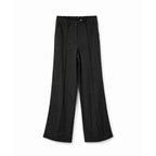 STELLA SEEK Wide Leg Trousers with Double Breasted Closure and Concealed Elastic Waistband