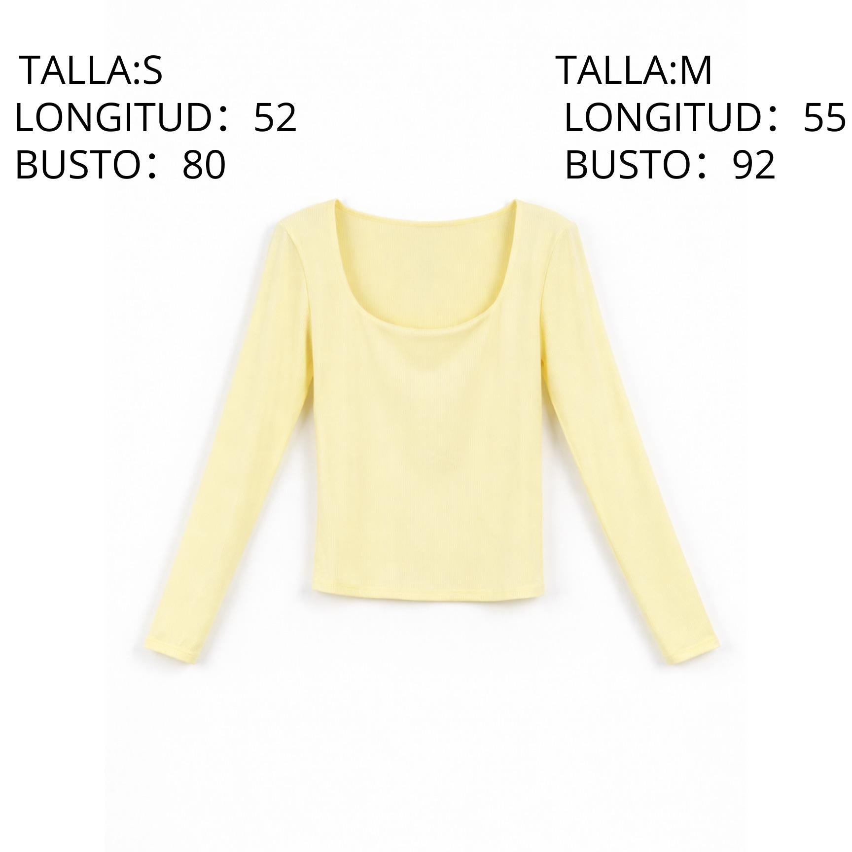 STELLARSEEK Long-sleeved T-shirt with U-neck