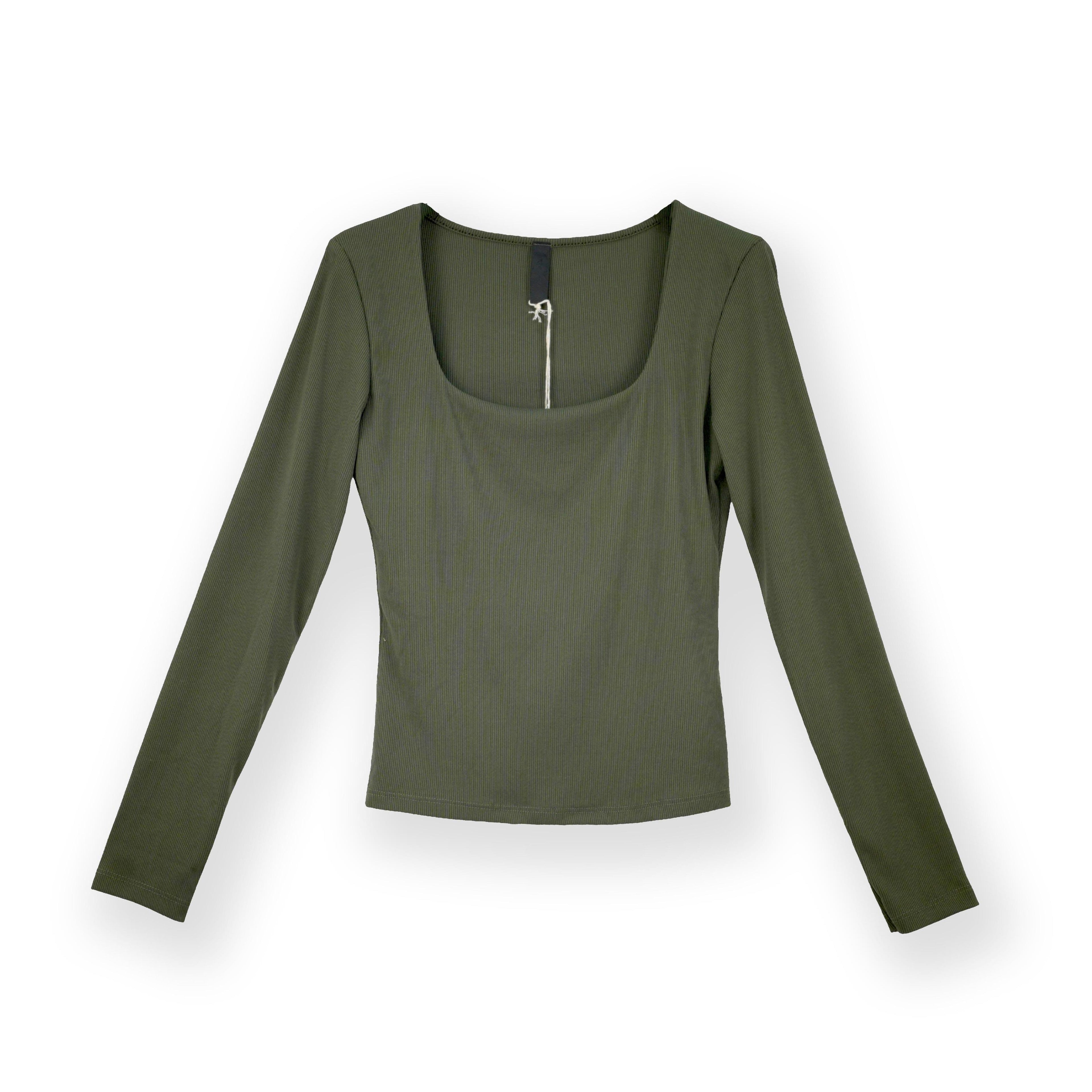 STELLARSEEK Long-sleeved T-shirt with U-neck