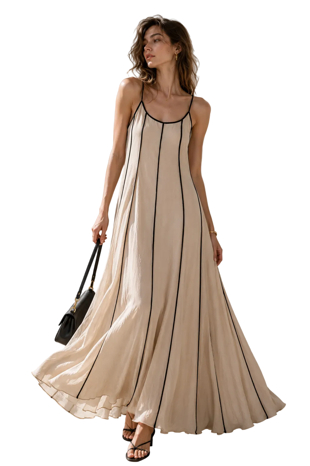 STELLARSEEK Backless Maxi Dress