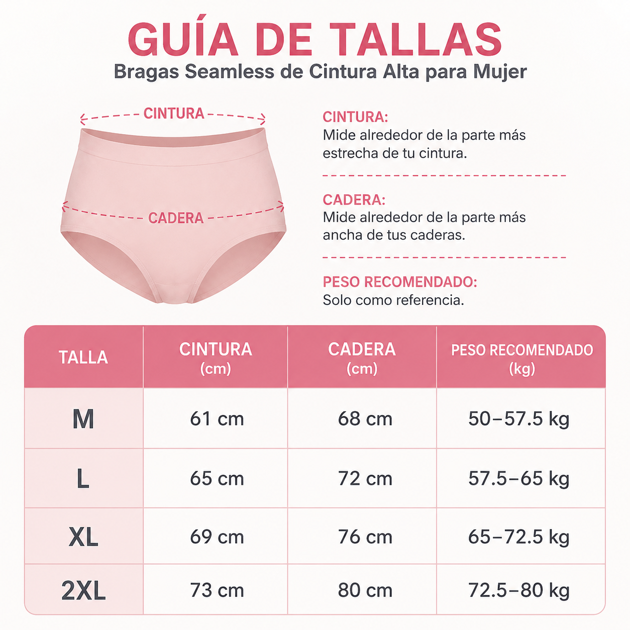 STELLASREEK Women's High Waist Seamless Panties, Full Coverage