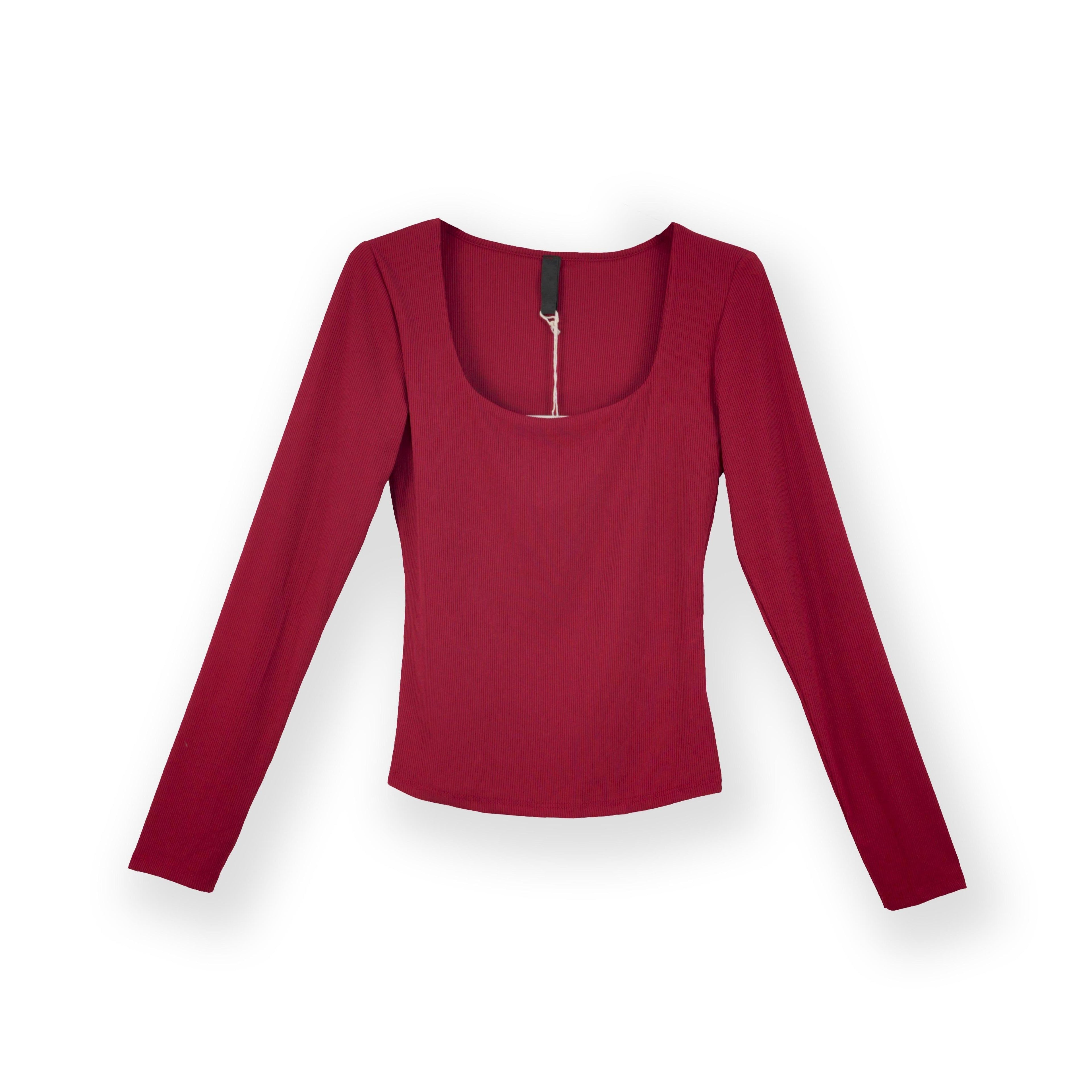 STELLARSEEK Long-sleeved T-shirt with U-neck