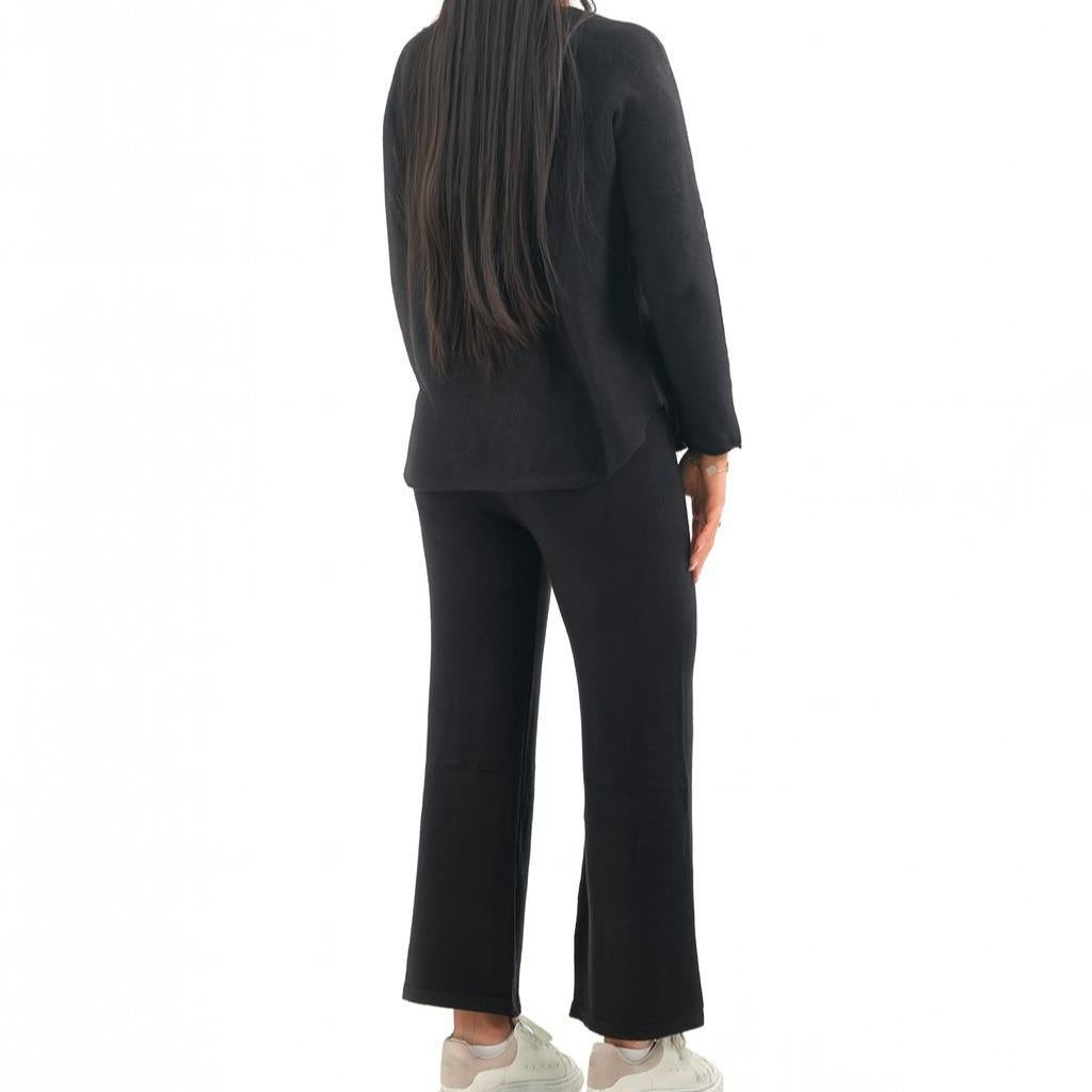 STELLARSEEK Sofia Set - Underwear Set with Long Sleeve T-Shirt and Straight Leg Trousers