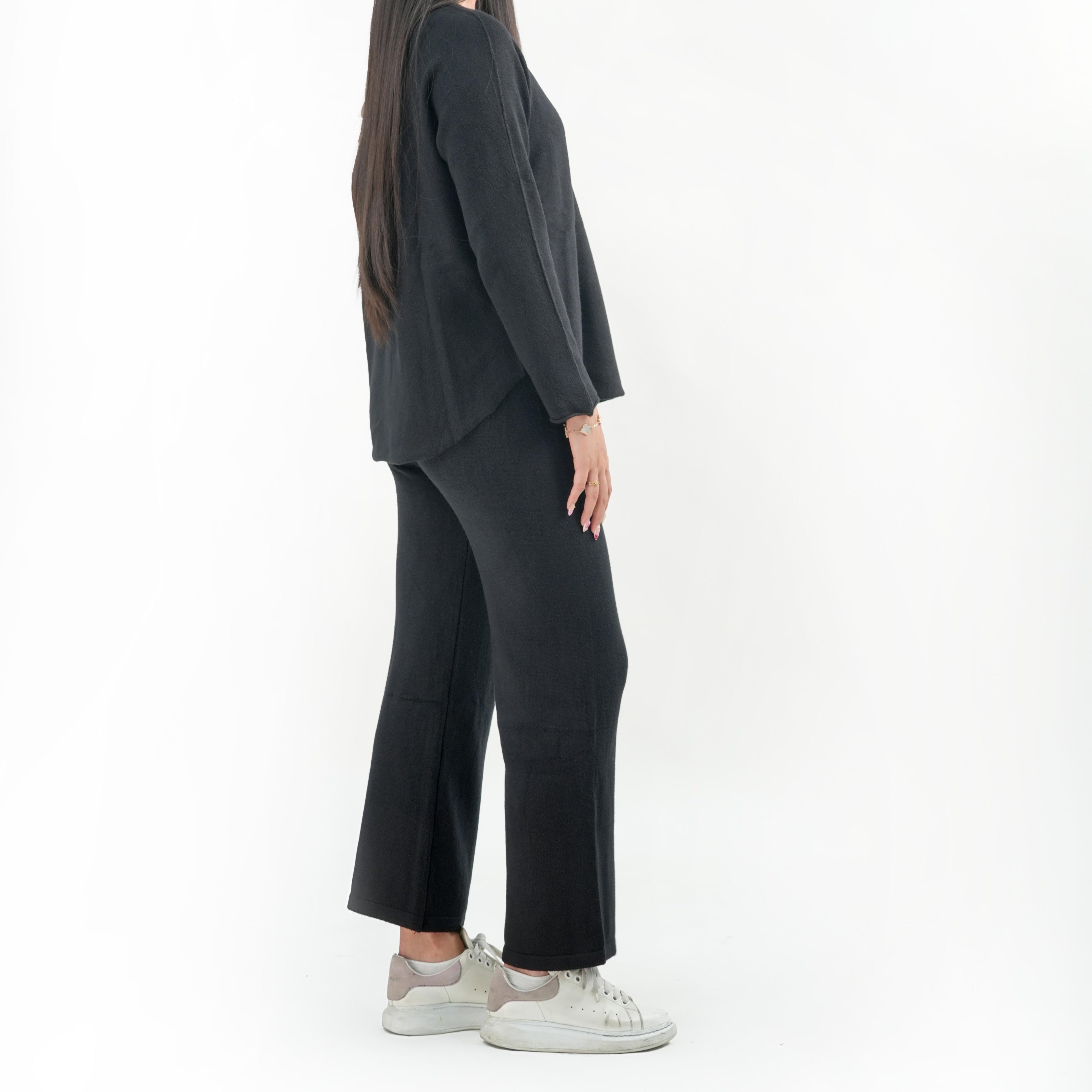 STELLARSEEK Sofia Set - Underwear Set with Long Sleeve T-Shirt and Straight Leg Trousers