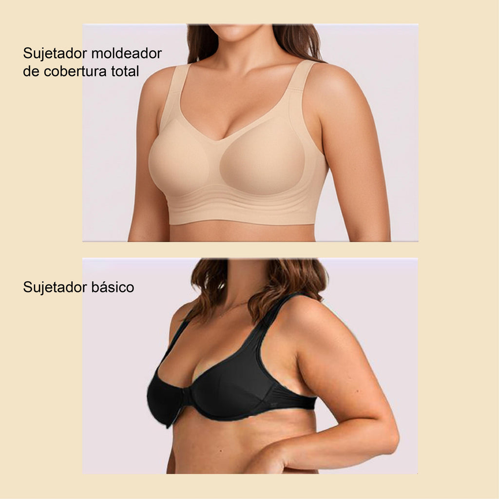 STELLARSEEK Women's Gel Bra, Wireless, Full Coverage,