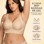 STELLARSEEK Women's Gel Bra, Wireless, Full Coverage,