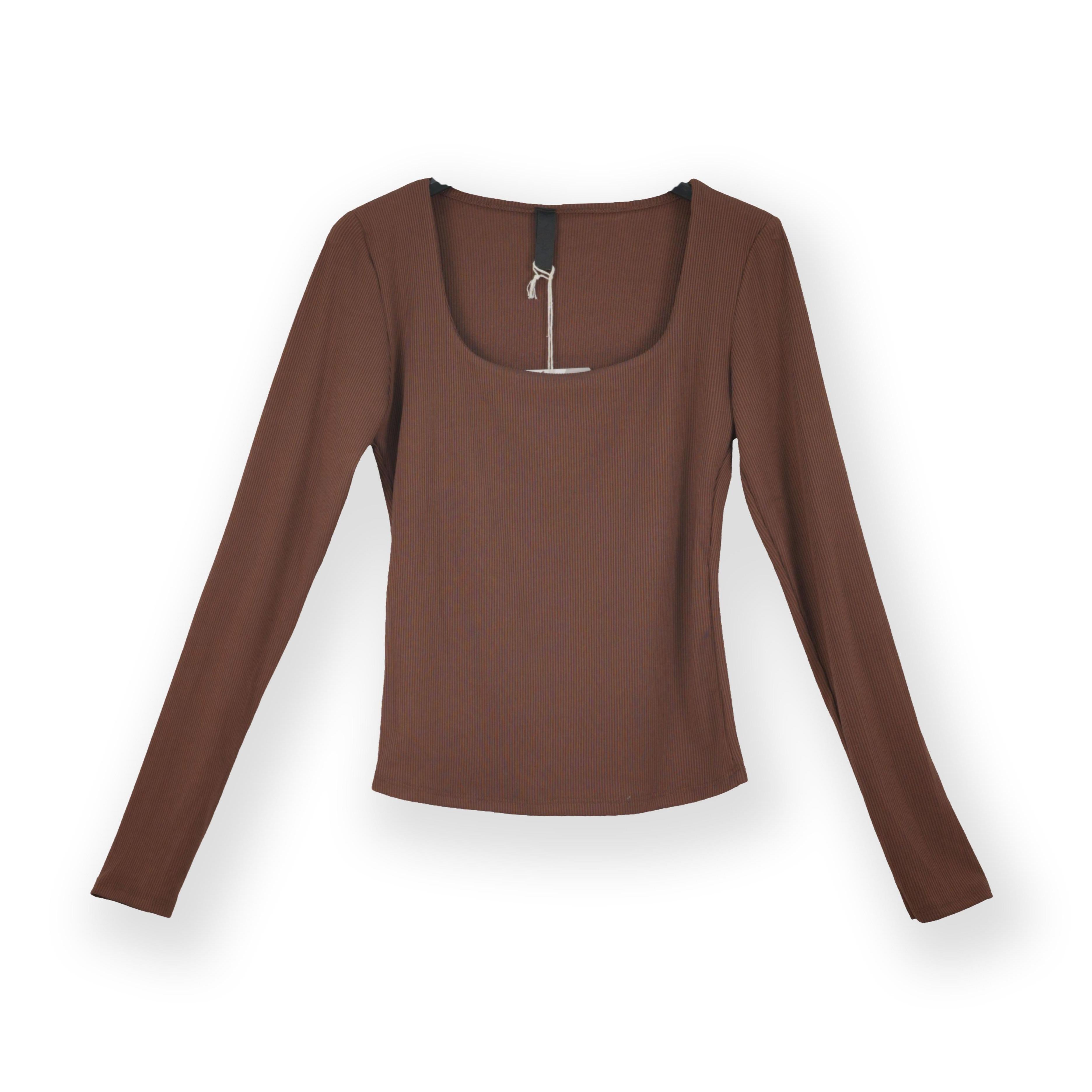 STELLARSEEK Long-sleeved T-shirt with U-neck