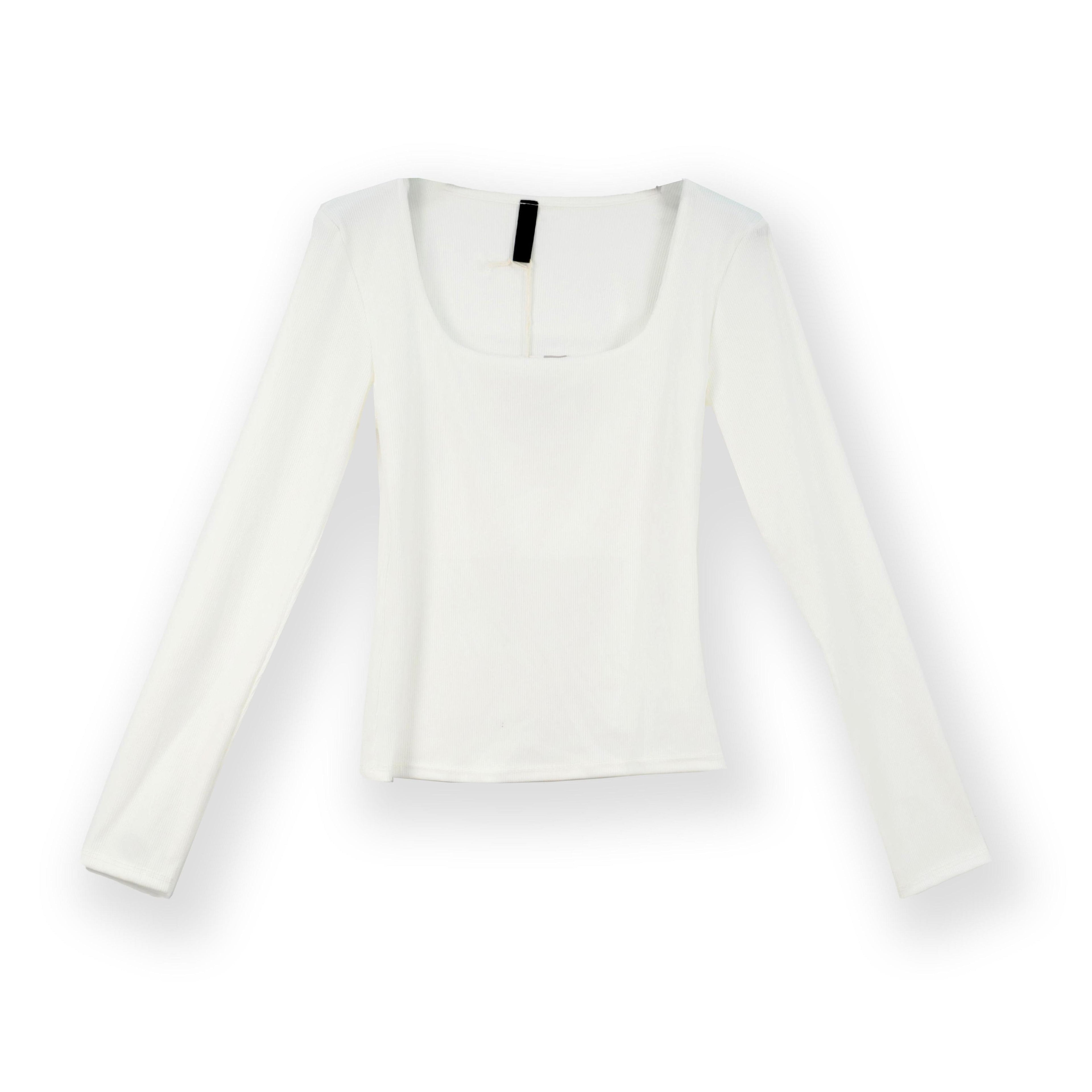 STELLARSEEK Long-sleeved T-shirt with U-neck